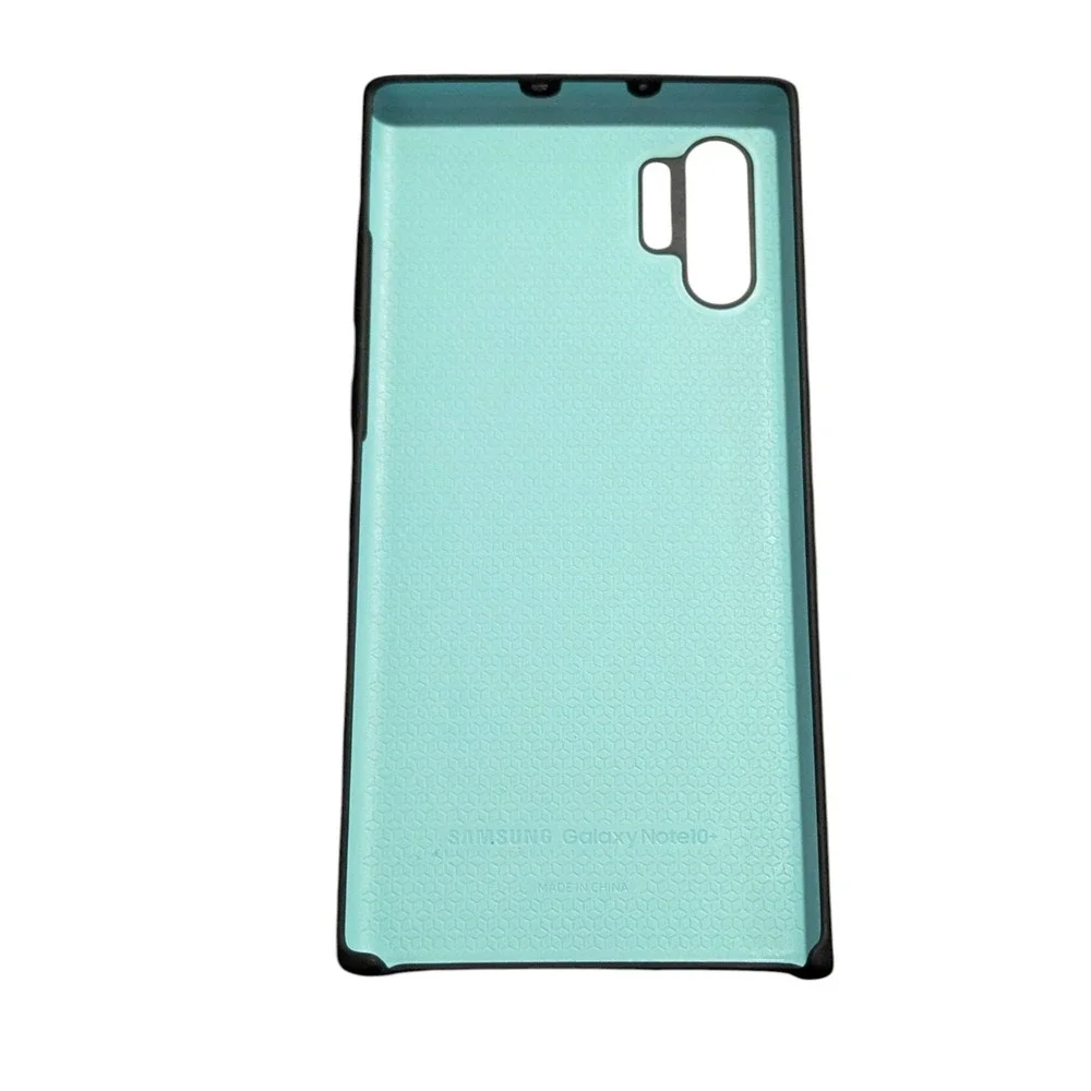 V4-O Samsung Silicone Case For Samsung Galaxy Note10+ In Black